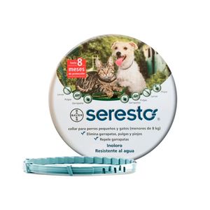 Seresto Collar Perro Pequeños y Gatos < 8 Kg