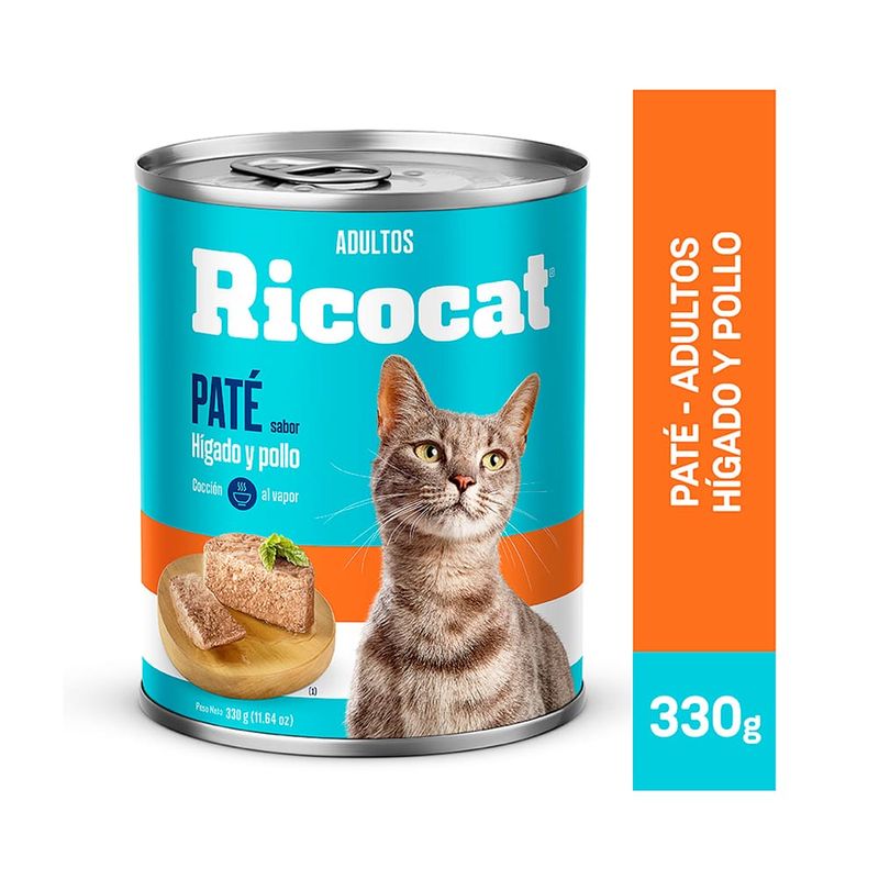 Ricocat-Adulto-Pate-Higado-y-Pollo-Lata-330-Gr