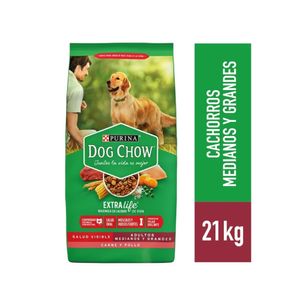 Dog Chow Adulto Raza Mediana y Grande 21 Kg