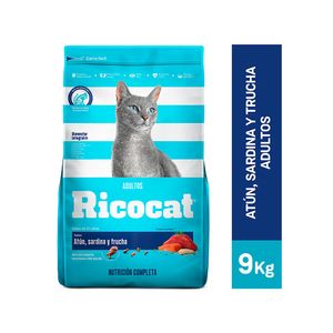 Ricocat Adulto Atún, Sardina y Trucha 9 Kg