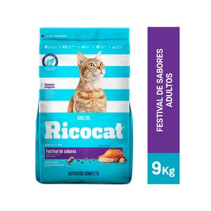 Ricocat Adulto Festival de Sabores 9 Kg