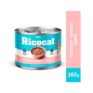 Ricocat Carne Gatitos Trocitos 160 Gr