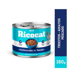 Ricocat Pescado Adulto Trocitos 160 Gr