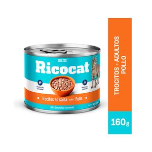 Ricocat Pollo Adulto Trocitos 160 Gr