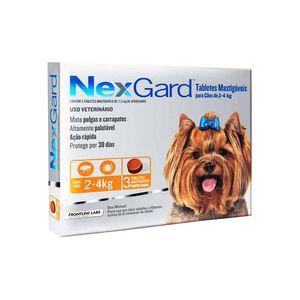 Nexgard 11.3 mg Perros (2 Kg a 4 Kg) x 3 Tabletas