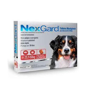 Nexgard 136 mg Perros (25.1 Kg a 50 Kg) x 3 Tabletas