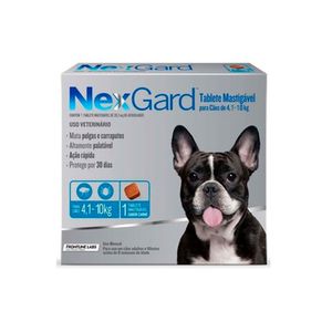 Nexgard 28.3 mg Perros (4.1 Kg a 10 Kg) x 1 Tableta Suelta