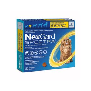 Nexgard Spectra S (3.5-7.5 Kg) x 1 Tableta Suelta