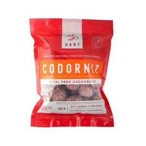 Hant Alimento Barf Super Premium - Codorniz 800 gr