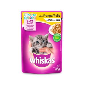 Whiskas Pouch Gatito Pollo 85 Gr
