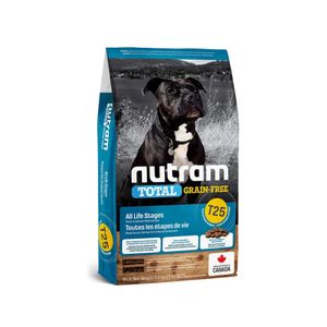 Nutram T25 Total Grain Free Salmon & Trout Dog 11.4 Kg - Libre de Grano - Salmón y Trucha - Vencimiento 31.05.2024