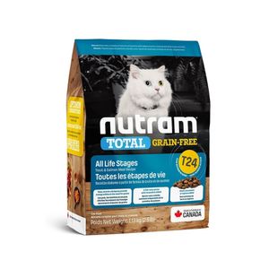 Nutram T24 Total Grain-Free Salmon & Trout Cat 2 Kg - Libre de Grano, Salmón y Trucha