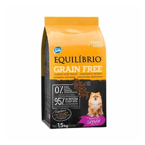 Equilibrio Grain Free Mature Small Breeds - Libre de Granos - Adulto Mayor Razas Pequeñas 1.5 Kg