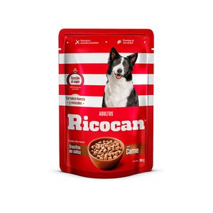 Ricocan Adulto Trocitos Salsa de Carne Pouch 100 Gr