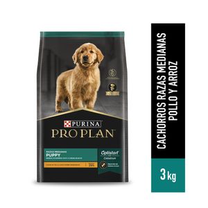 Pro Plan Puppy Complete 3 Kg- Cachorro Raza Mediana