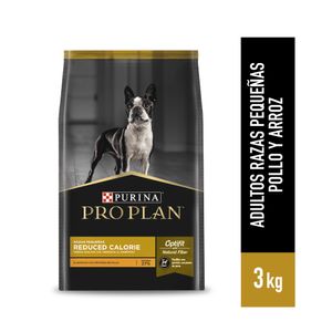 Pro Plan Adult Reduced Calories Small Breed 3 Kg - Adulto Rz. Pequeña Bajo en Calorías