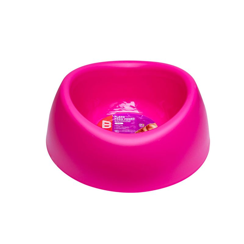 Sanremo-Plato-para-Perro-1.8-L-Fucsia