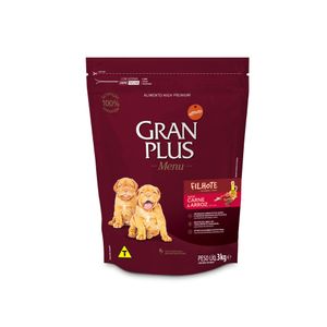 Gran Plus Cachorro Raza Mediana y Grande Carne & Arroz 3 Kg