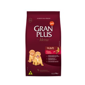 Gran Plus Cachorro Raza Mediana y Grande Carne & Arroz 15 Kg