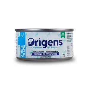 Origens para Gato Filete de Atun con Tilapia 85 Gr