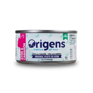 Origens para Gato Filete de Atun con Camarón 85 Gr