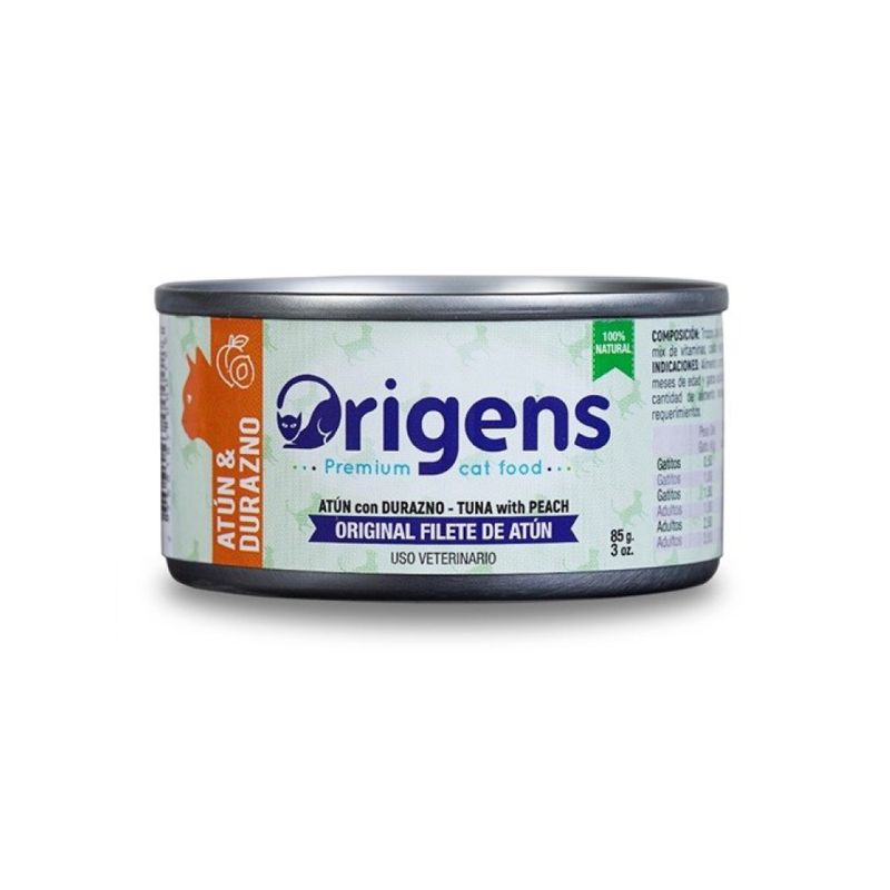 Origens-para-Gato-Filete-de-Atun-con-Durazno-85-Gr