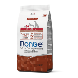 Monge Puppy Mini - Cachorro Mini Cordero y Arroz 2.5 Kg