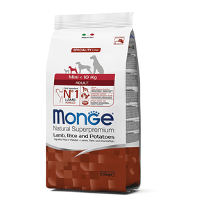 Monge Adult Mini - Adulto Mini Cordero, Arroz y Papa 2.5 kg