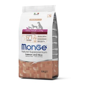 Monge Adult Extra Small - Adulto Extra Pequeño Salmon y Arroz 2.5 kg