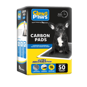 Claws & Paws Pañales x 50 Carbón Pads