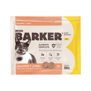 Barker Cat Hamburguesas de Salmón y Jurel x 20 und - 500 gr