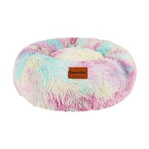 Smartpet Cama Fluffy TS Arcoiris - Small - Interior: 40cm x 30cm - Exterior: 60cm x 60cm