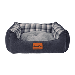 Smartpet Cama Premium Invierno T2 Azul - Talla 2 - Interior:  30cm x 25cm - Exterior: 55cm x 45 cm