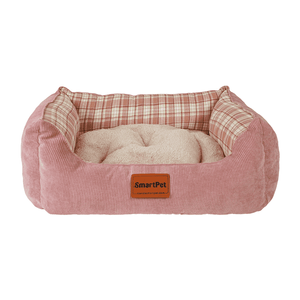 Smartpet Cama Premium Invierno T2 Rosa - Talla 2 - Interior: 30cm x 25cm - Exterior: 55cm x 45 cm