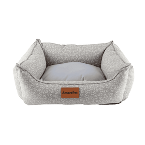 Smartpet Cama Premium Antifluido T2 Plomo - Talla 2  - Interior: 27cm x 19cm - Exterior: 50cm x 39cm