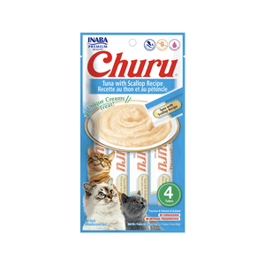Churu Tuna With Scallop Recipe - Sabor Atún y Vieira 14 gr x 4 Tubos