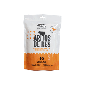 Rambala Treats Aros de Res - Bolsa x 10 und