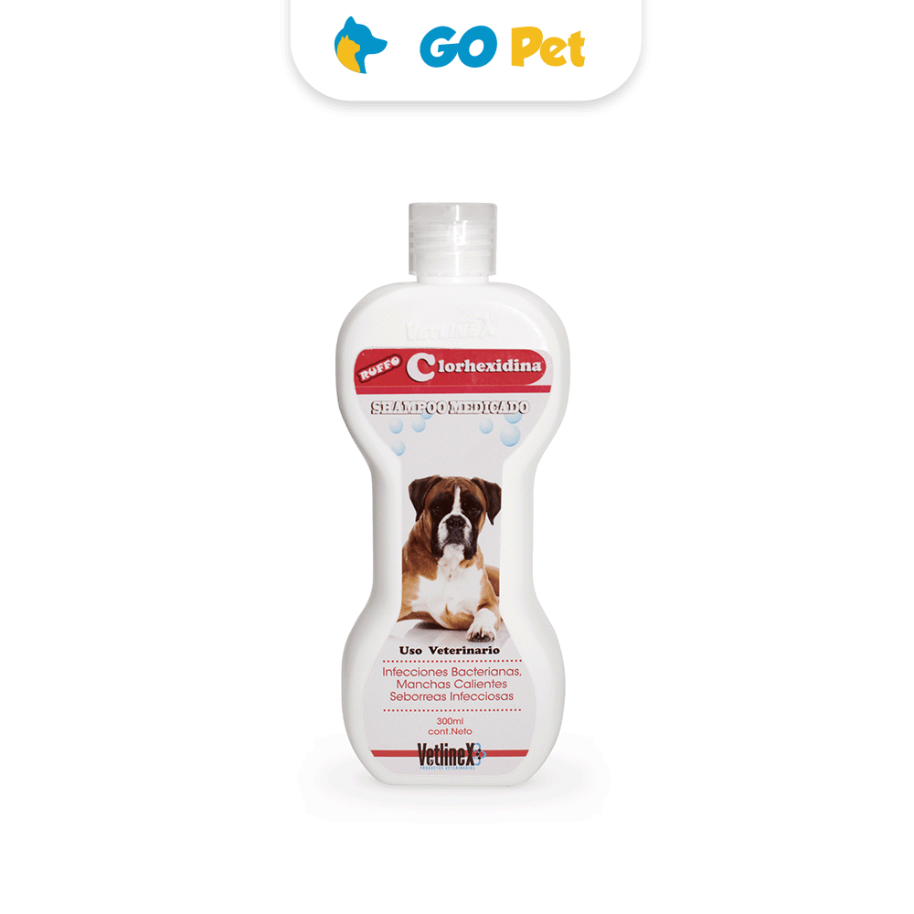 Clorhexidina Shampoo Medicado 300 Ml Tienda Go Pet