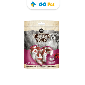 Zeus Better Bones Snacks para Perro - Pato y Cranberry 7.5 cm - Vencimiento 31.12.2024