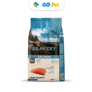 Bravery Salmon Mini Puppy Small Breeds - Cachorro Salmon Raza Pequeña y Mini  7 kg