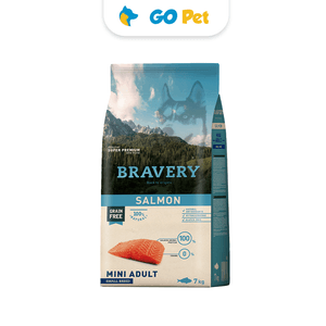 Bravery Salmon Mini Adult Small Breeds - Adulto Salmón Raza Pequeña y Mini 7 kg