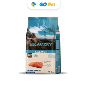 Bravery Salmon Mini Puppy Small Breeds - Cachorro Salmon Raza Pequeña y Mini 2 kg