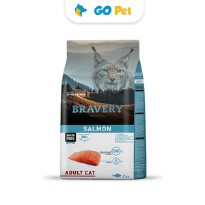 Bravery Salmon Adult Cat - Gato Adulto Salmón 2 kg