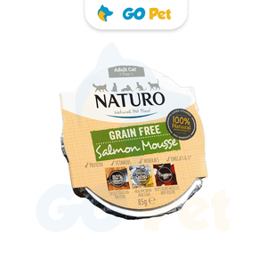 Naturo Gato Adulto Mousse de Salmón 85 gr