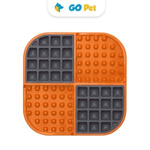 Lickimat Slomo Orange Dog - Perro - Naranja