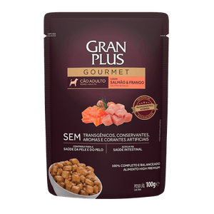 Gran Plus Gourmet Sobre Perro Adulto Salmón & Pollo 100 Gr