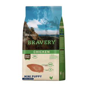 Bravery Chicken Mini Puppy Small Breeds - Cachorro Pollo Raza Pequeña y Mini 7 kg - Vencimiento 16.11.2024