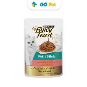 Fancy Feast Pouch Petit Filets Salmon 85 Gr