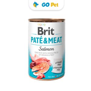 Brit Pate & Meat Salmon 400 gr - Salmón