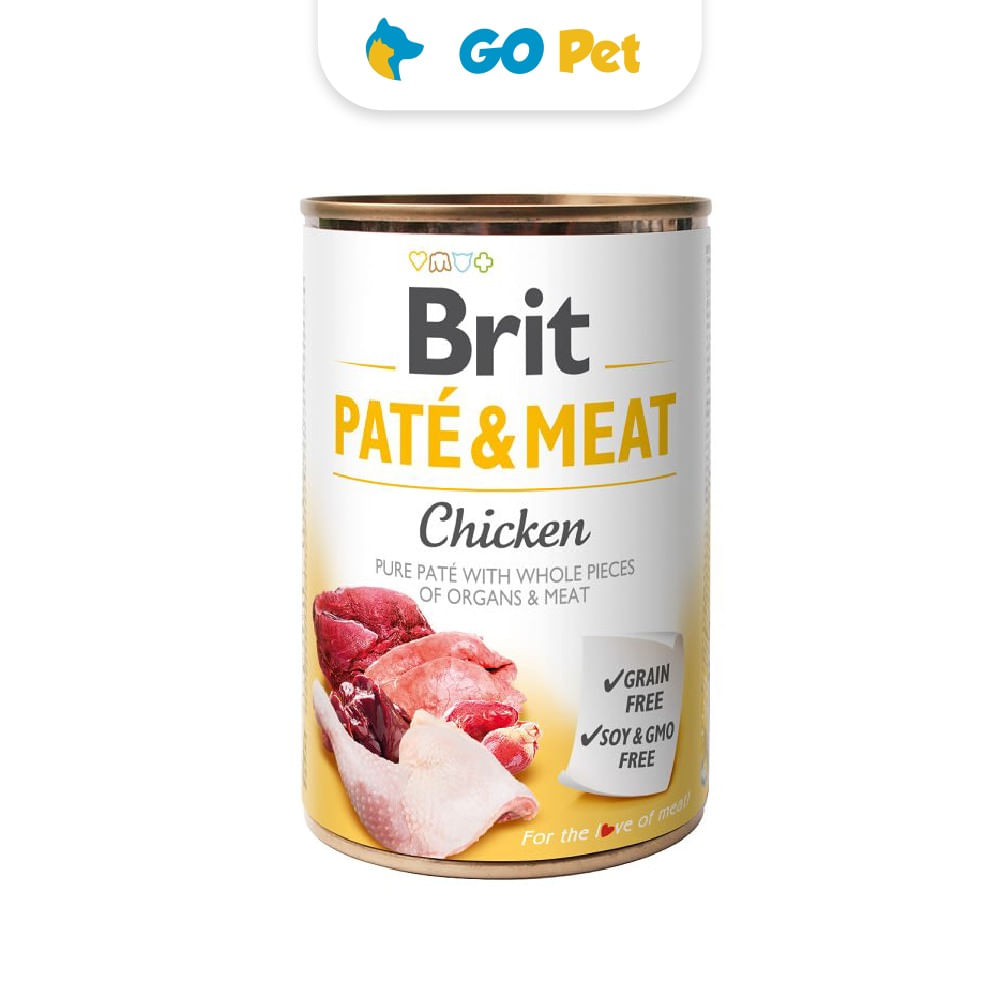 Brit Pate & Meat Chicken 400 gr Pollo Tienda Go Pet Online
